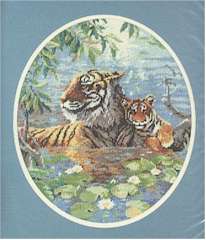 J&P Coats Tigers in the Lily Pond - Click Image to Close