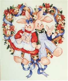 JP Coats Bunnies 'n Blossoms - Click Image to Close