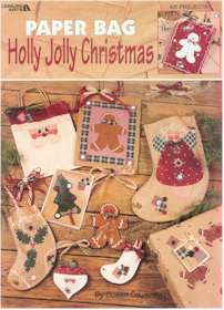 Paper Bag Holly Jolly Christmas - Click Image to Close