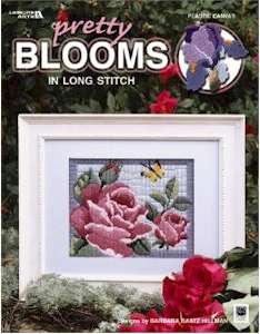 Pretty Blooms In Long Stitch - Click Image to Close
