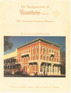 The Hardangersom of Vesterheim Vol. I