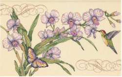 Orchids & Hummingbirds - Click Image to Close