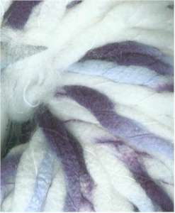 NY Yarns Parfait Color 154 White & Denim - Click Image to Close