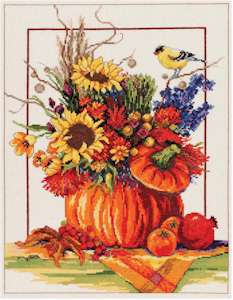 Pumpkin Floral Arrangement - Click Image to Close