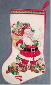 Pipe Smoking Santa - Click Image to Close