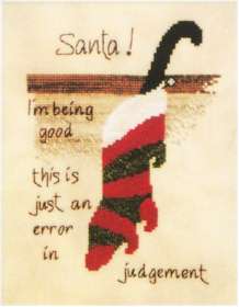 Santa I am being good - Click Image to Close