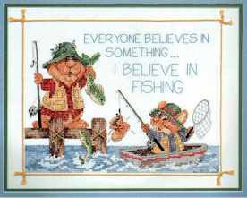 I Believe in Fishing - Click Image to Close