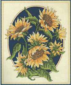 Flourishing Sunflowers - Click Image to Close