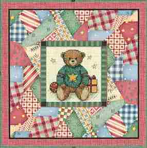 Patchwork Teddy - Click Image to Close
