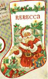 Dear Santa Stocking - Click Image to Close